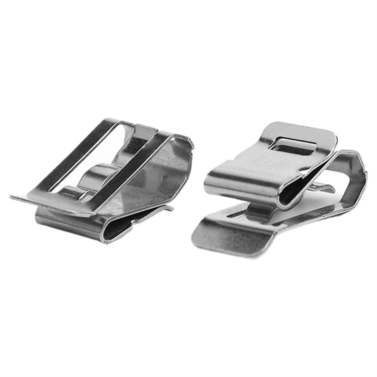 10PCS Stainless Steel Solar Wire Clips – Dual Cable Clamp for PV Panel Edge Mounting - Image 2