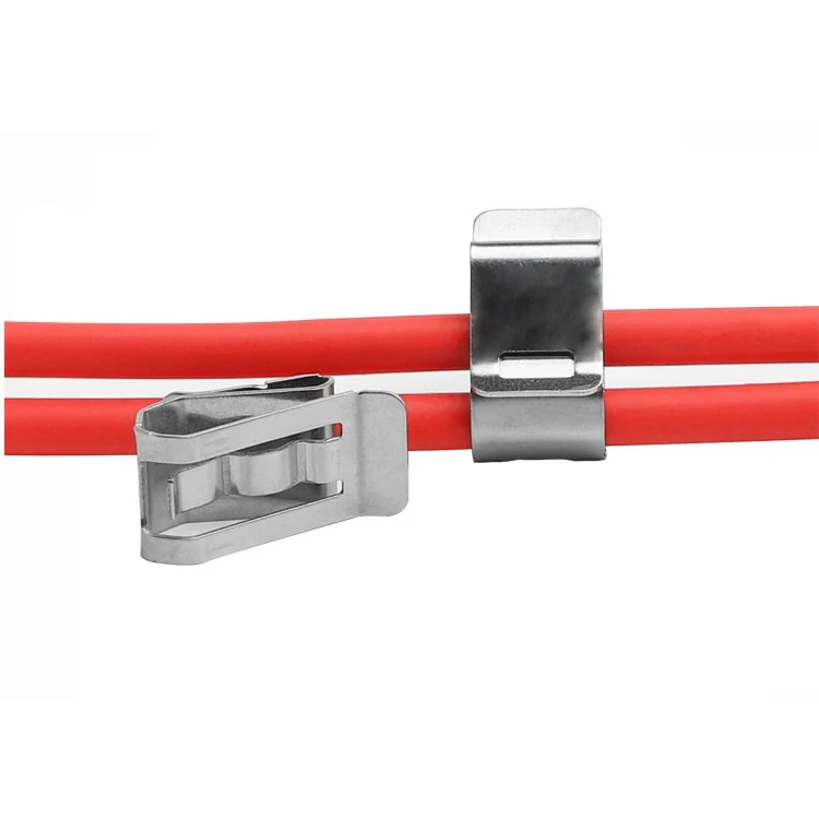 10PCS Stainless Steel Solar Wire Clips – Dual Cable Clamp for PV Panel Edge Mounting - Image 5