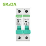 GA&DA GDDC5-63 DC 500V 2P Miniature Circuit Breaker (MCB) – Reliable DC Protection for Solar and Industrial Systems
