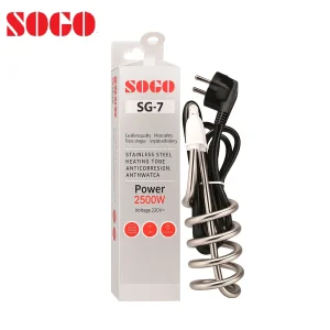 Sogo SG-7 2500W Stainless Steel Heating Tube – Anti-Corrosion, High Efficiency & Safe Electric Heater Element (220V)