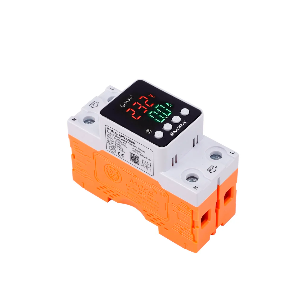 Mora 80A VA Protector by MORA Bulgaria with time delay function 2024 - Image 4