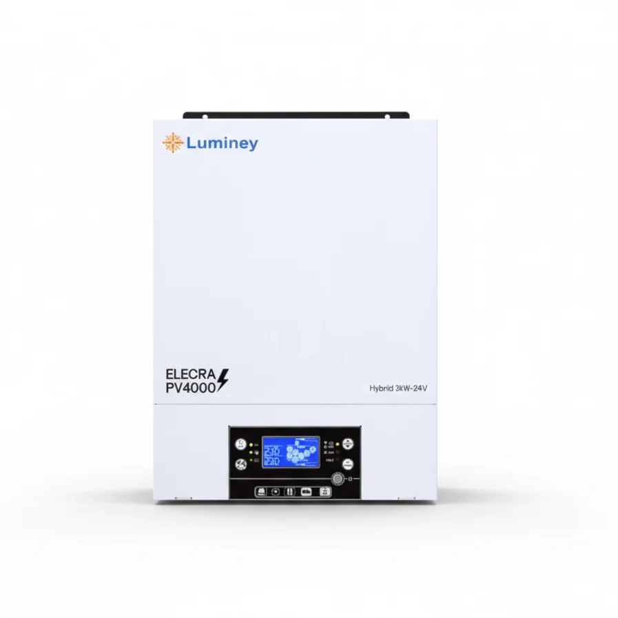 Luminey Electra 3kW Hybrid Solar Inverter with PV4000 | 24V | Pure Sine Wave