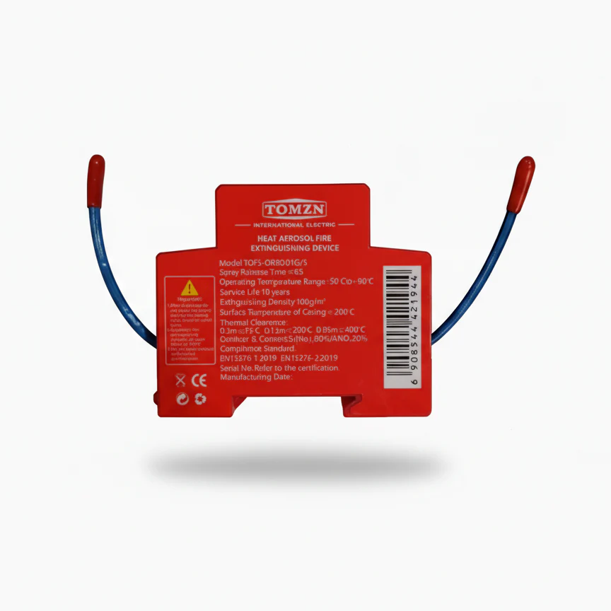 TOMZN Heat Aerosol Fire Extinguishing Device TOFS-QRR0.01G/S | Automatic Fire Suppression System - Image 3