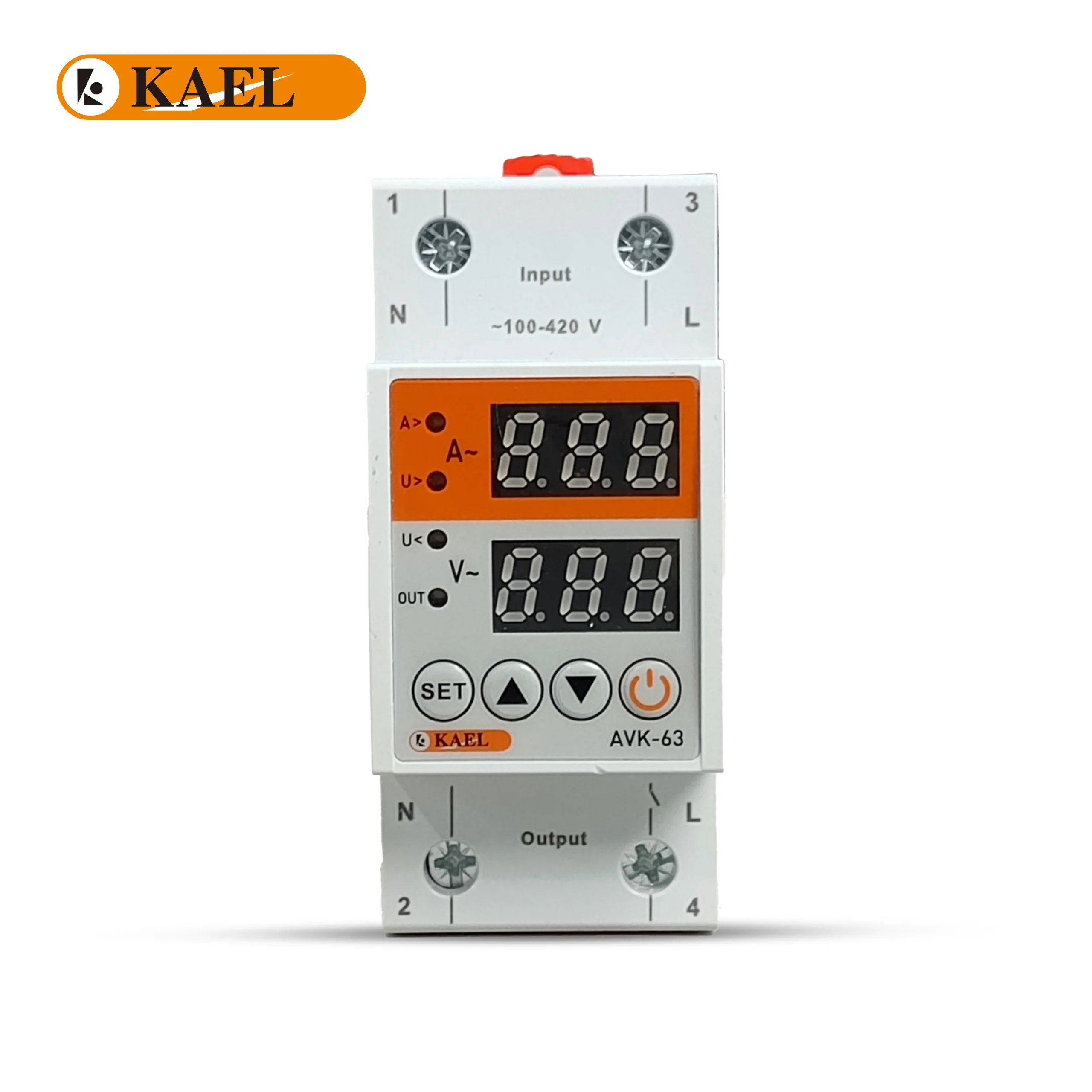 KAEL AVK-63 / AVK-40 63A AC Adjustable Voltages & Current Protector Relay