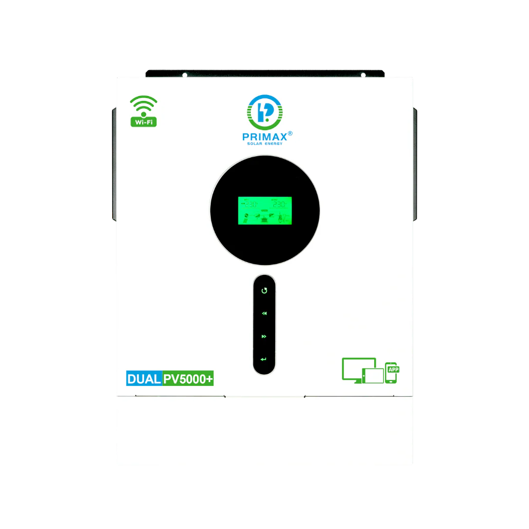 PRIMAX GALAXY PV5000+ Hybrid Solar Inverter 3.6KW with 5000W MPPT Solar Charge Controller - Image 2