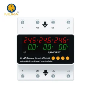 Mora 4Pole 3 Phase Voltage and current Protector
