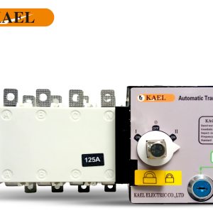 KAEL KAQ5-125/4P Handle Type 125A 4P AC Three Phase Dual Power Automatic Transfer Switch ATS