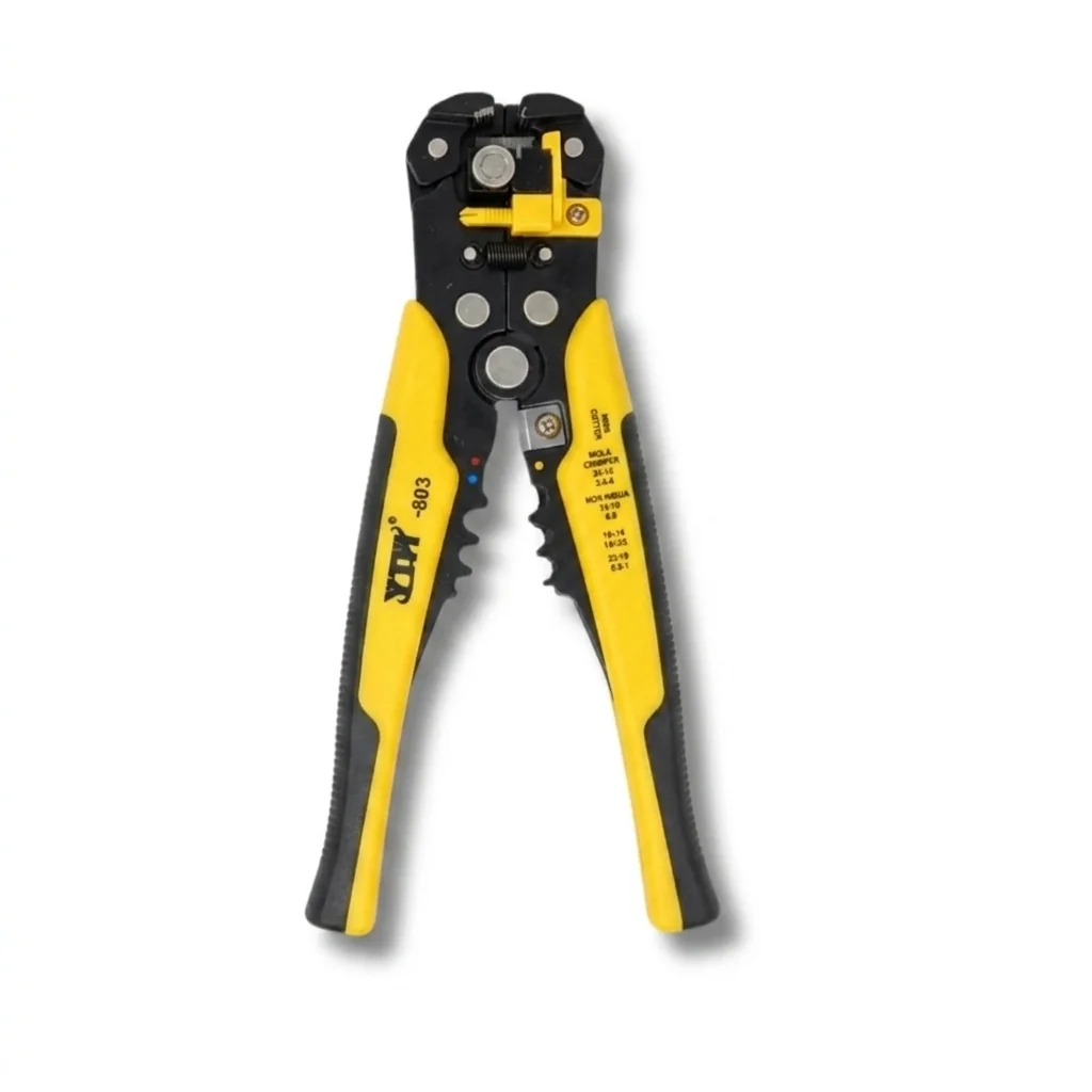 YTH 803 5-in-1 Automatic Wire Cutter – 8" Self-Adjusting Stripper, Cutter & Crimper for Electrical Work