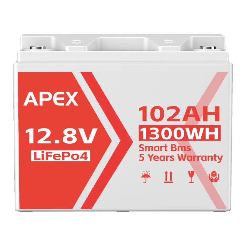 APEX 1300 12.8V 102Ah 1300Wh Lithium Battery LiFePO4 IP65 8000 Cycles | Solar & Backup Power - Image 2