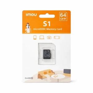 Imou MicroSDXC Memory Card 64GB S1/128GB – High-Speed Class 10 Storage for Security Cameras & Mobile Devices