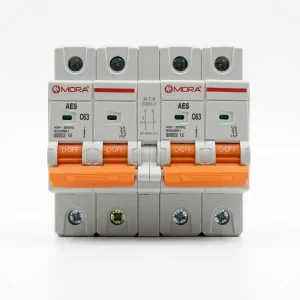 Mora AC 2P+2P MTS Dual power Manual transfer switch Circuit breaker MCB 50HZ/60HZ Change Over