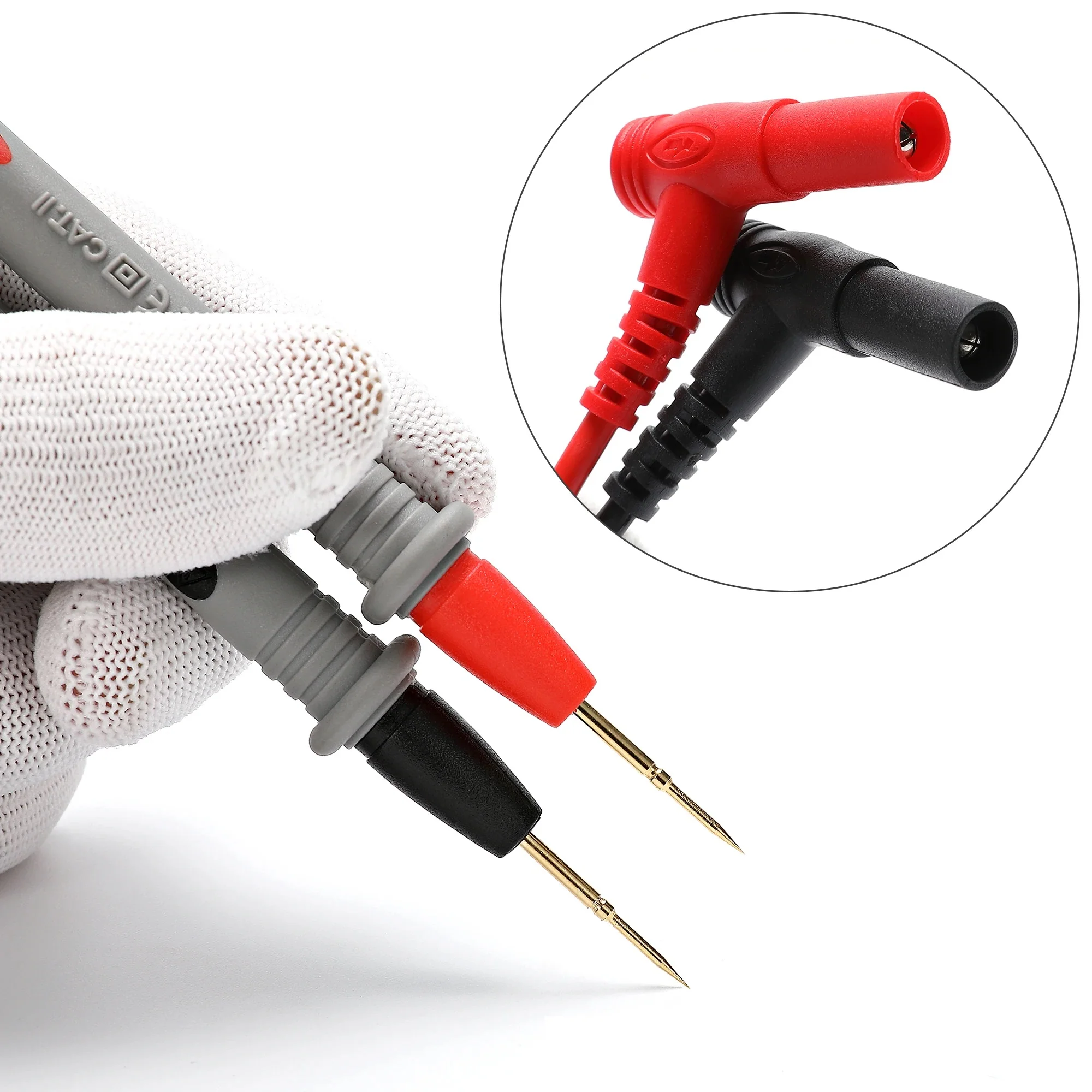 1 Pair Universal Digital Multimeter Fine Tip Lead Probe Pen 1000V 10A High Quality Meter Wire - Image 3