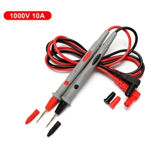 1 Pair Universal Digital Multimeter Fine Tip Lead Probe Pen 1000V 10A High Quality Meter Wire