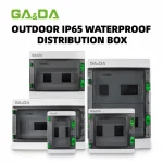 GA&DA Plastic Distribution Box IP65 GDA – Heat and Fire Resistant - Heatproof Waterproof Electrical Enclosure for Safe Power Distribution