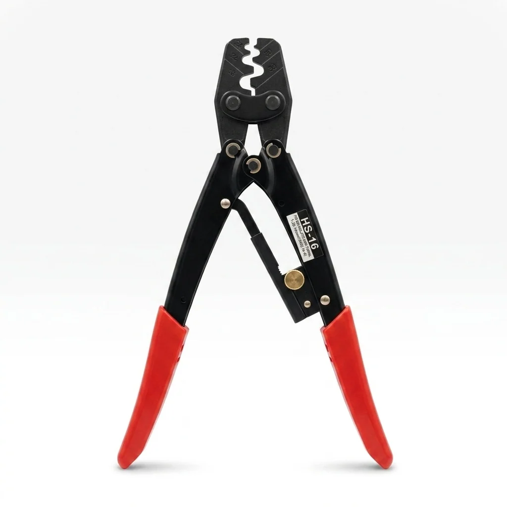 Colors HS-16 Ratchet Control Crimping Tool for Non-Insulated Terminals | 1.25-16mm² (AWG 16-6)