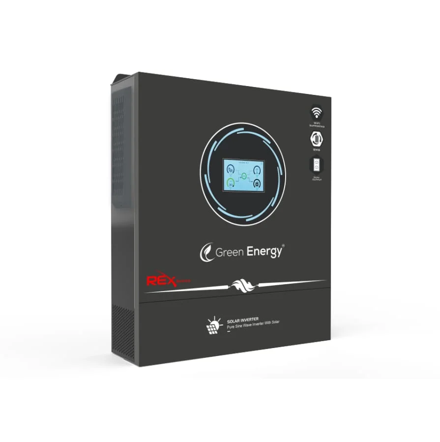 Green Energy REX 11.0KW Hybrid Solar Inverter – PV15000 | Built-in WiFi, Lithium Battery Port, Dual Output - Image 2