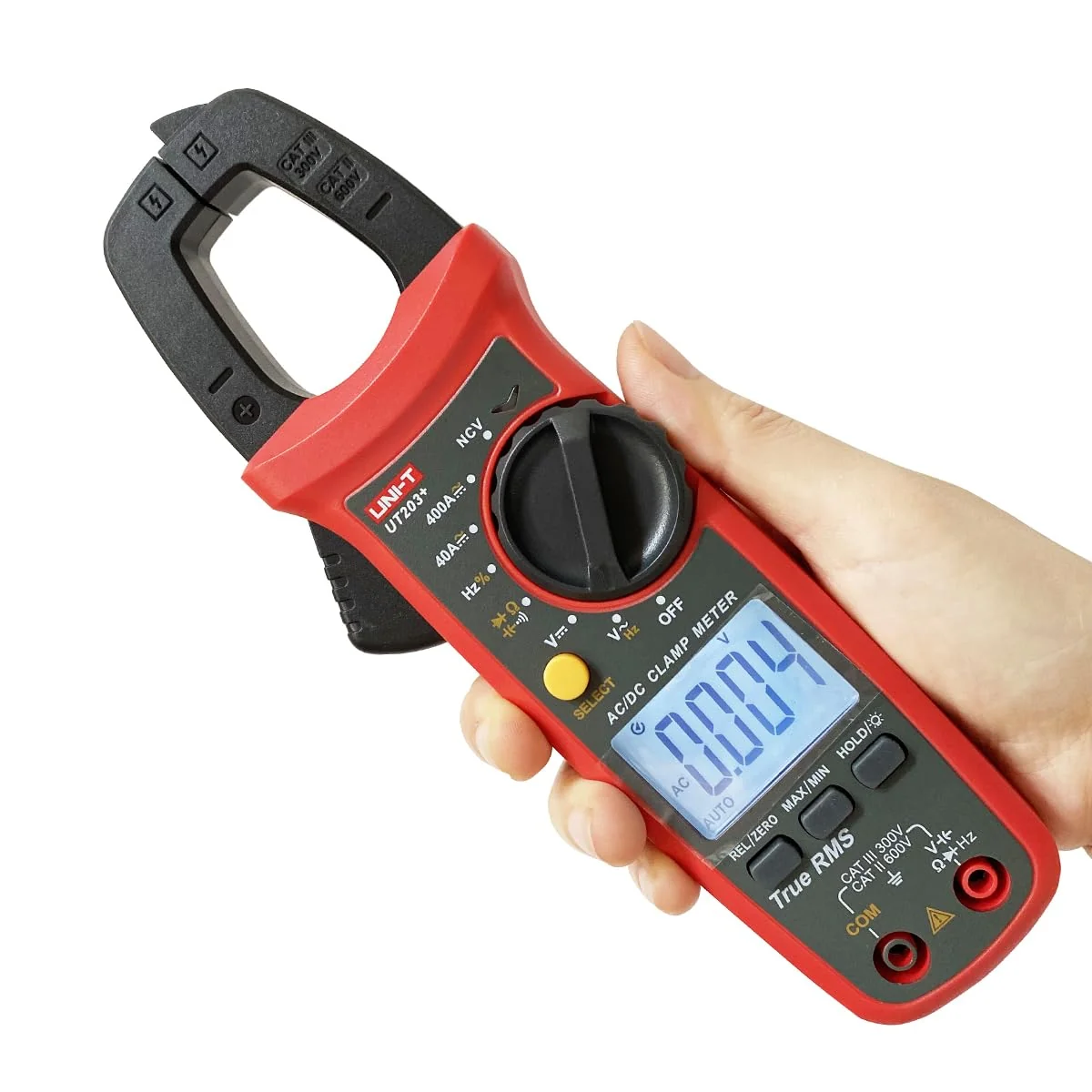 Uni-T UT203+ Digital Clamp Multimeter DC AC Current Voltmeter 400-400A - Image 2